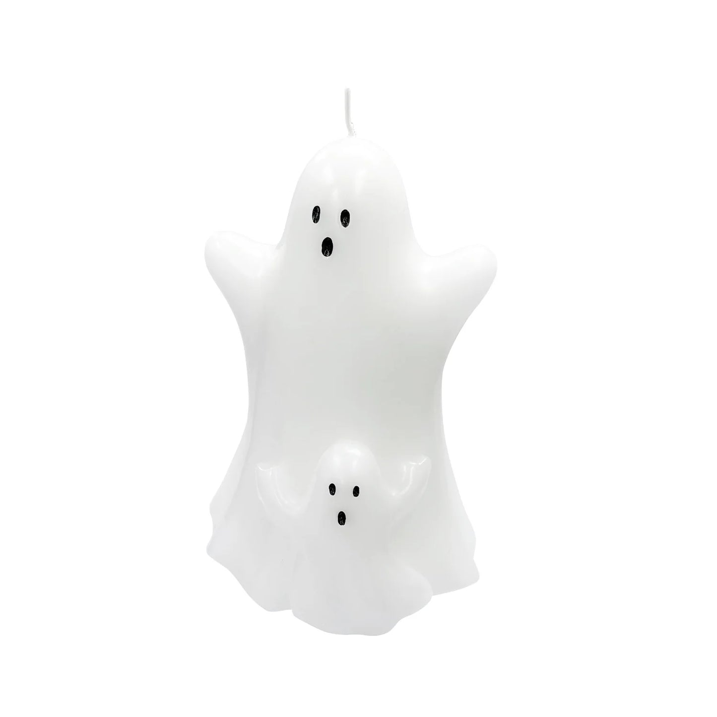 Mainstays Unscented Ghost Candle, 6.4 inches, White