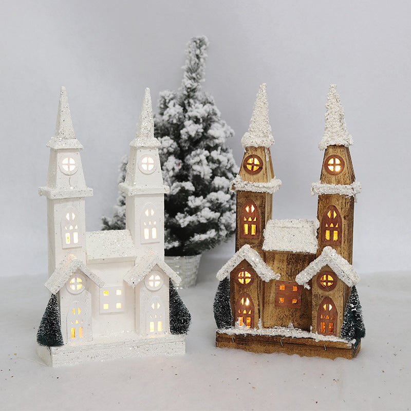 Snow House Scene Decoration Props Gifts