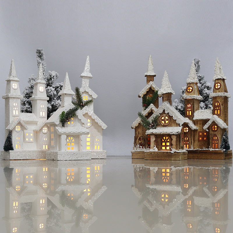 Snow House Scene Decoration Props Gifts