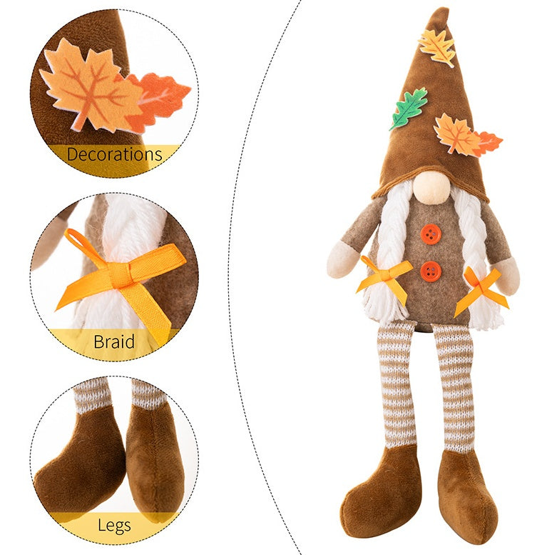 Thanksgiving Decorations Harvest Season Rudolf Doll