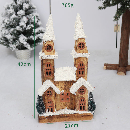 Snow House Scene Decoration Props Gifts