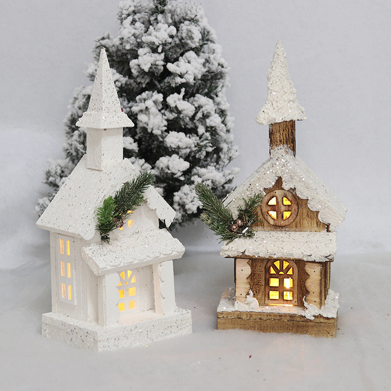 Snow House Scene Decoration Props Gifts