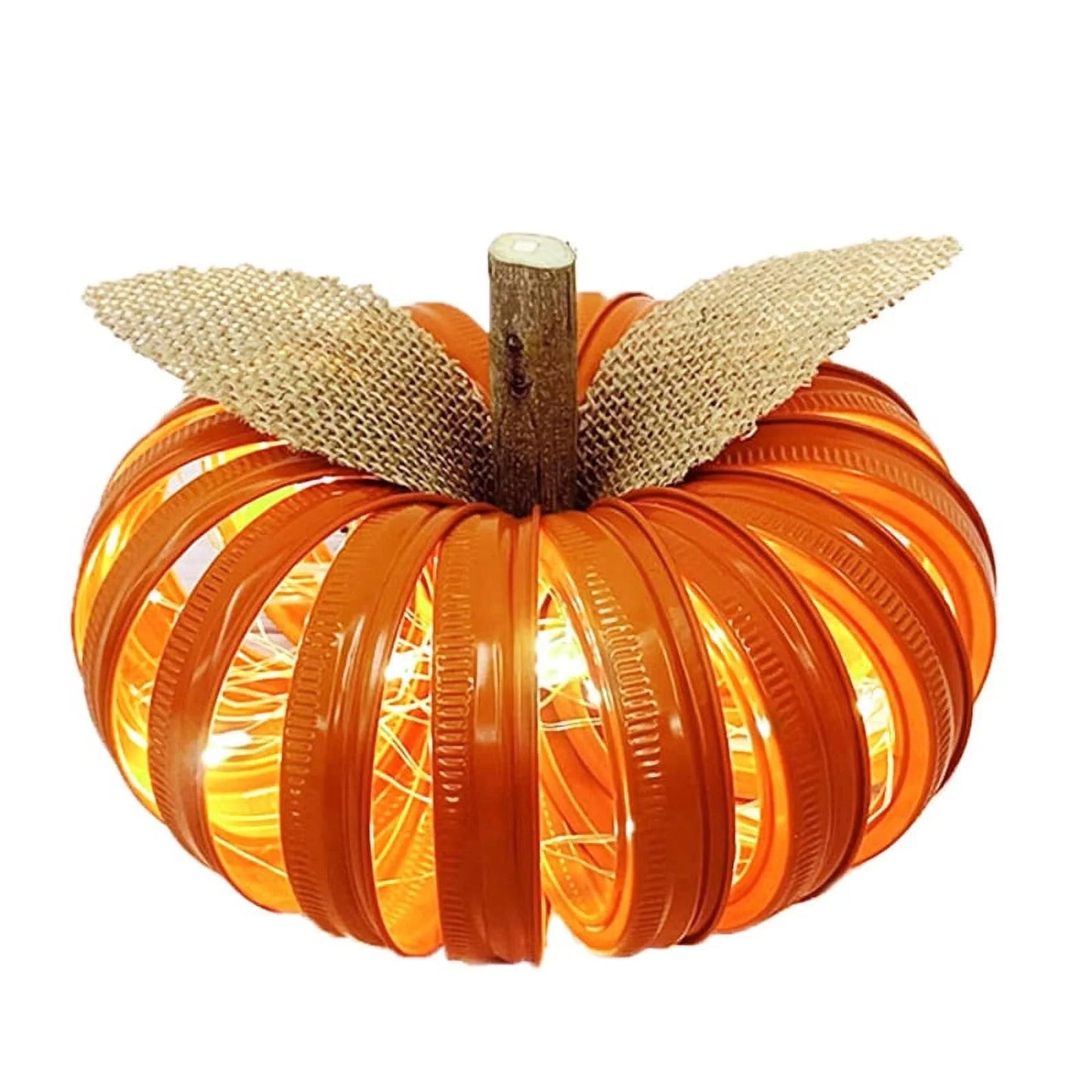 Pumpkin Light Battery Operated LED Light up Pumpkin Tabletop Ornaments,for Halloween Pumpkin Decoration Fall and Thanksgiving Decorations, Party Decorations