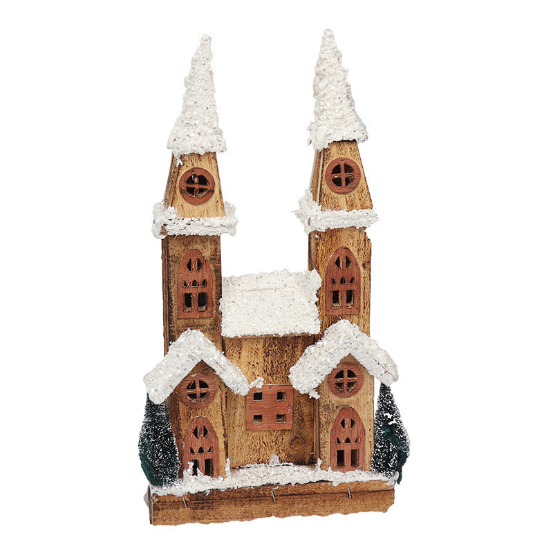 Snow House Scene Decoration Props Gifts